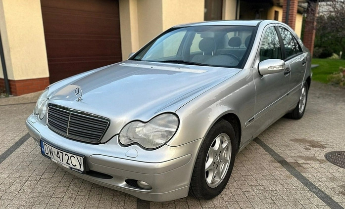 Mercedes-Benz Klasa C cena 13900 przebieg: 159000, rok produkcji 2001 z Wrocław małe 277
